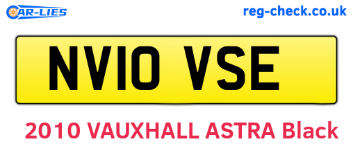 NV10VSE are the vehicle registration plates.