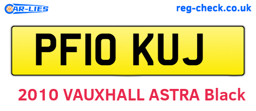 PF10KUJ are the vehicle registration plates.