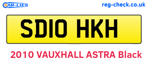SD10HKH are the vehicle registration plates.