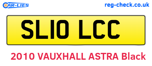 SL10LCC are the vehicle registration plates.