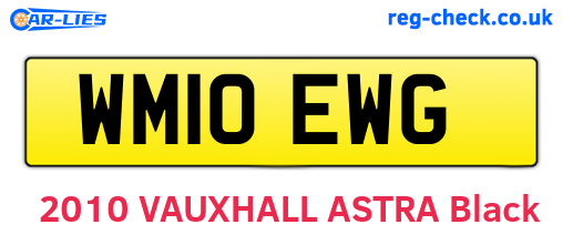WM10EWG are the vehicle registration plates.
