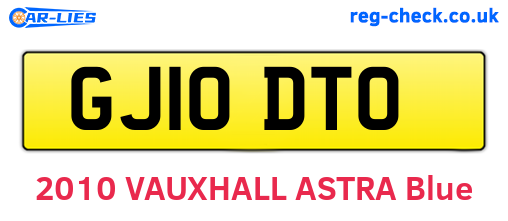 GJ10DTO are the vehicle registration plates.