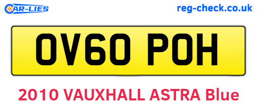 OV60POH are the vehicle registration plates.