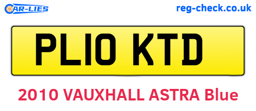 PL10KTD are the vehicle registration plates.