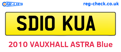 SD10KUA are the vehicle registration plates.