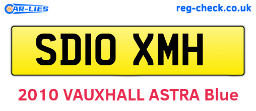 SD10XMH are the vehicle registration plates.