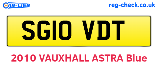 SG10VDT are the vehicle registration plates.