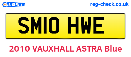 SM10HWE are the vehicle registration plates.