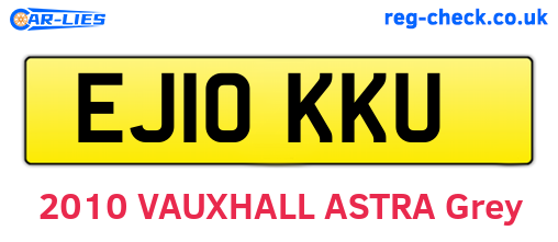 EJ10KKU are the vehicle registration plates.