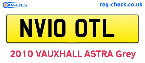 NV10OTL are the vehicle registration plates.
