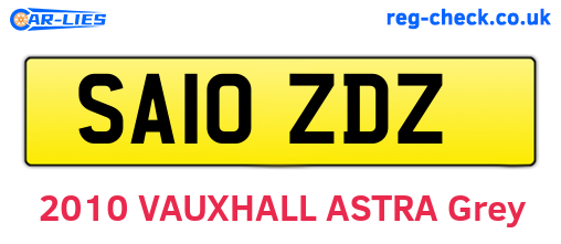 SA10ZDZ are the vehicle registration plates.