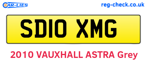 SD10XMG are the vehicle registration plates.