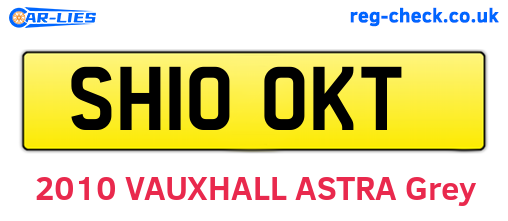 SH10OKT are the vehicle registration plates.