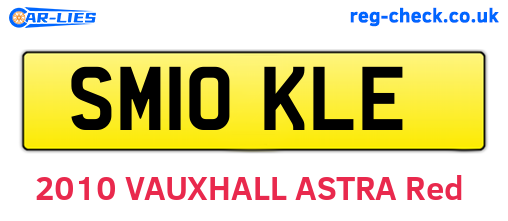 SM10KLE are the vehicle registration plates.