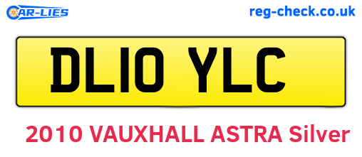 DL10YLC are the vehicle registration plates.