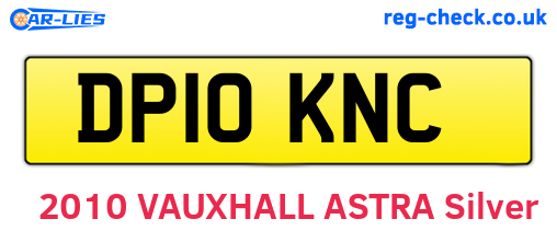 DP10KNC are the vehicle registration plates.