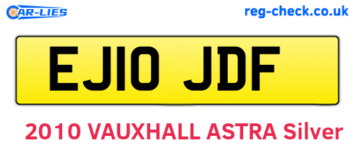 EJ10JDF are the vehicle registration plates.