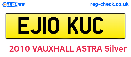 EJ10KUC are the vehicle registration plates.
