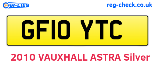 GF10YTC are the vehicle registration plates.