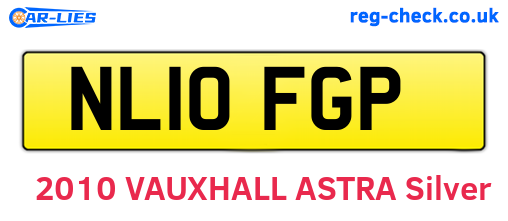 NL10FGP are the vehicle registration plates.