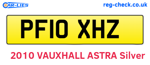 PF10XHZ are the vehicle registration plates.