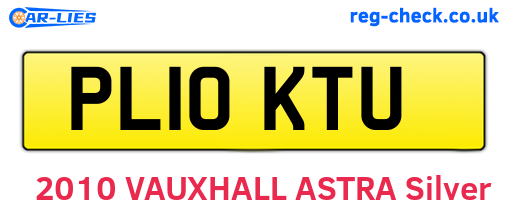 PL10KTU are the vehicle registration plates.