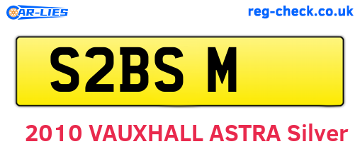 S2BSM are the vehicle registration plates.