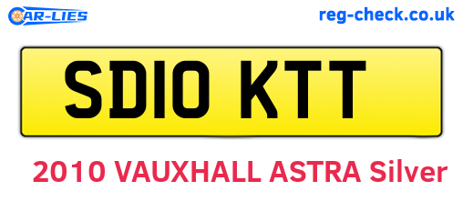 SD10KTT are the vehicle registration plates.