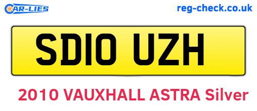 SD10UZH are the vehicle registration plates.