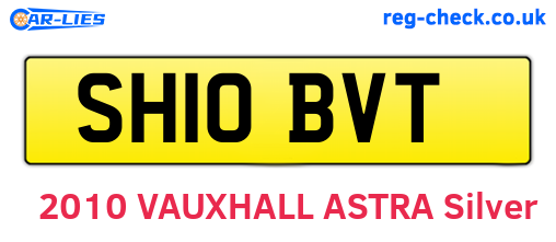 SH10BVT are the vehicle registration plates.