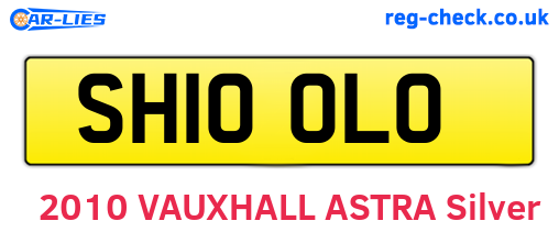 SH10OLO are the vehicle registration plates.