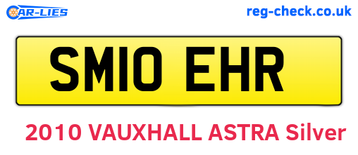 SM10EHR are the vehicle registration plates.