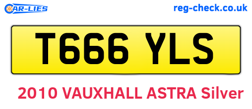 T666YLS are the vehicle registration plates.