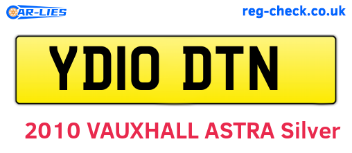 YD10DTN are the vehicle registration plates.