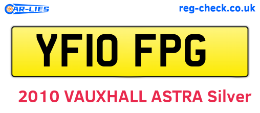 YF10FPG are the vehicle registration plates.