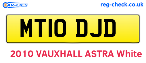 MT10DJD are the vehicle registration plates.