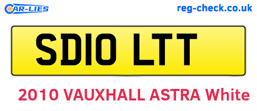 SD10LTT are the vehicle registration plates.