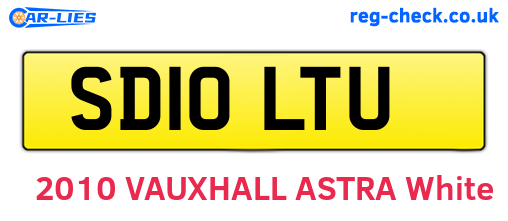 SD10LTU are the vehicle registration plates.