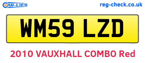 WM59LZD are the vehicle registration plates.