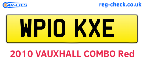 WP10KXE are the vehicle registration plates.