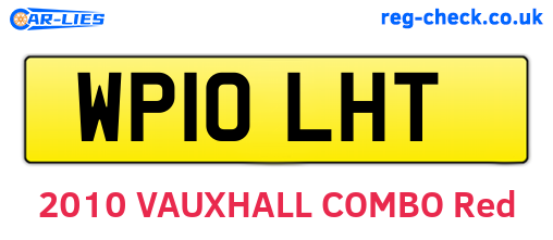 WP10LHT are the vehicle registration plates.