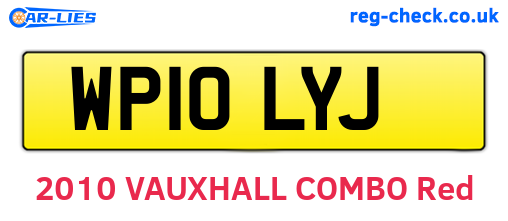 WP10LYJ are the vehicle registration plates.
