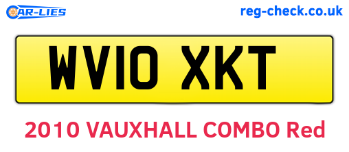 WV10XKT are the vehicle registration plates.
