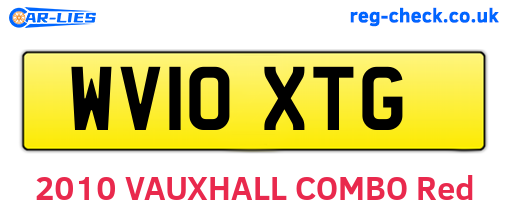 WV10XTG are the vehicle registration plates.