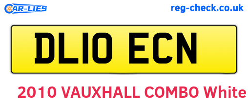 DL10ECN are the vehicle registration plates.