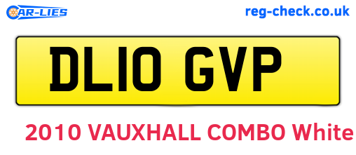 DL10GVP are the vehicle registration plates.