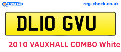 DL10GVU are the vehicle registration plates.