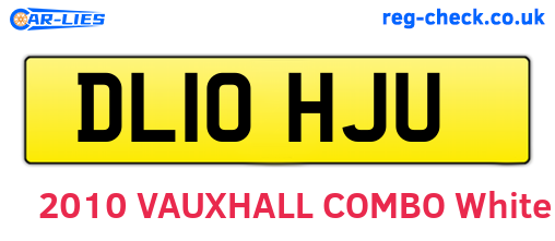 DL10HJU are the vehicle registration plates.