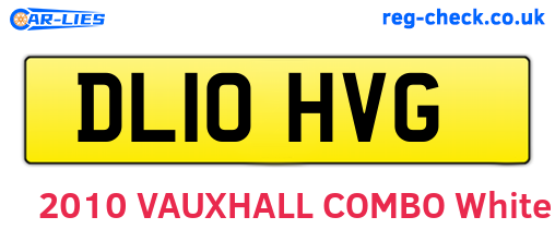 DL10HVG are the vehicle registration plates.