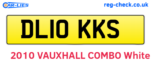 DL10KKS are the vehicle registration plates.